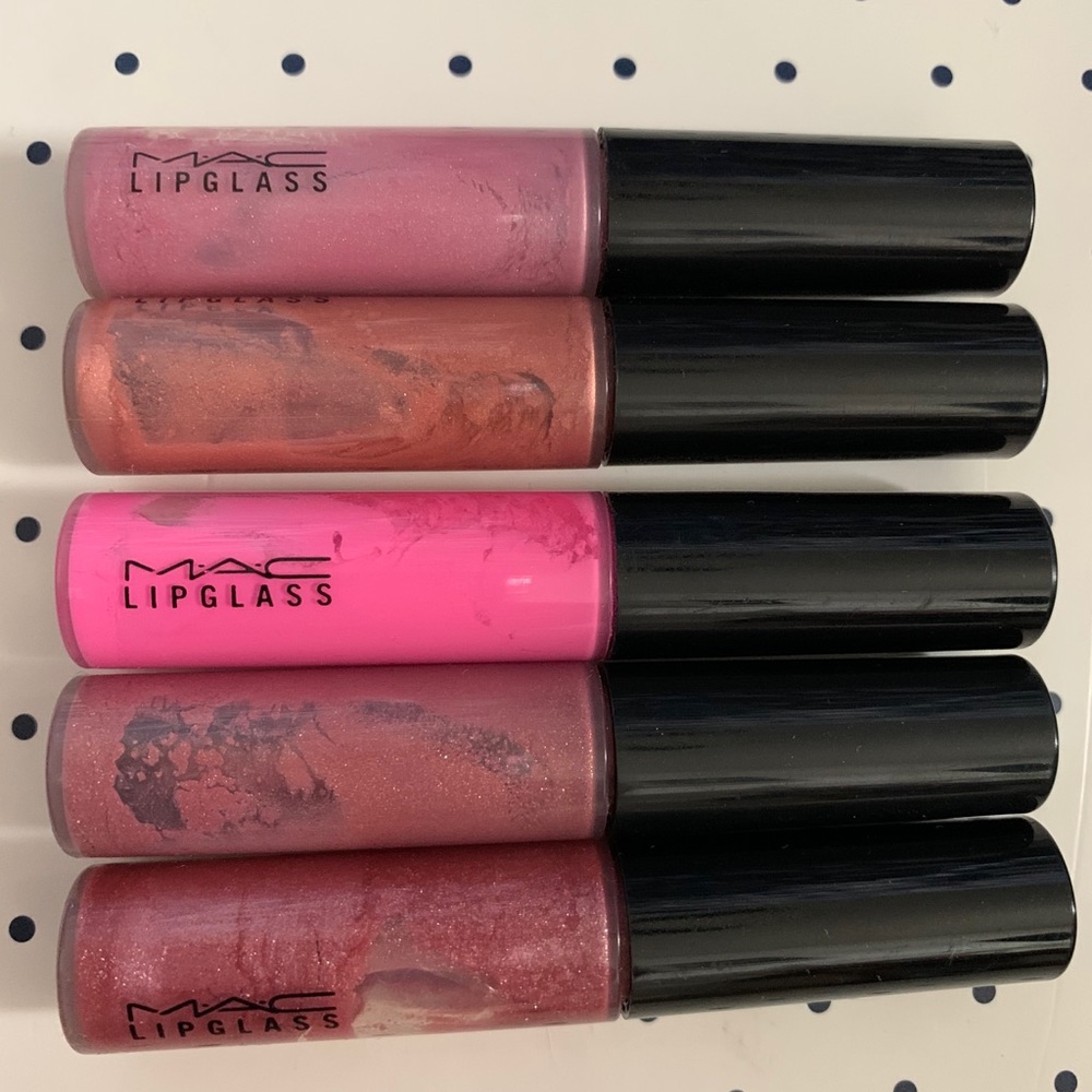 MAC Lipglass x5